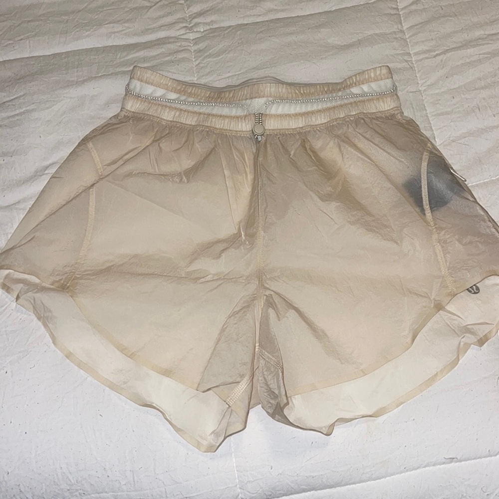 lululemon transparent shorts